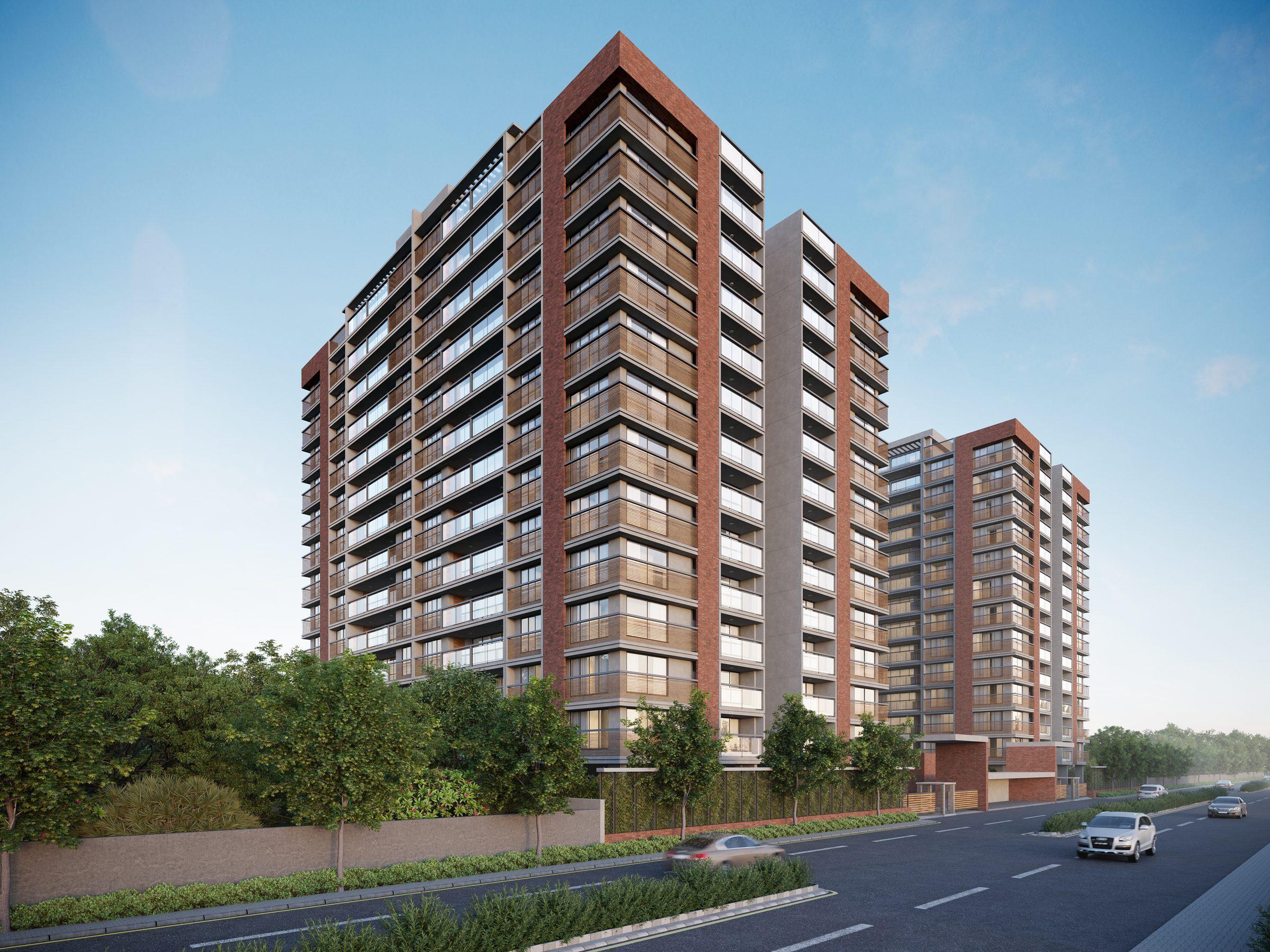 Three towers, 144 residences