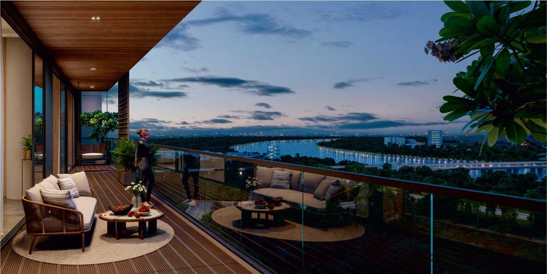 Riverfront view